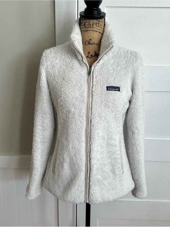 Patagonia Jackets & Blazers - Patagonia Fleece Jacket Womens Small White Los Gatos Full Zip Sherpa Lined